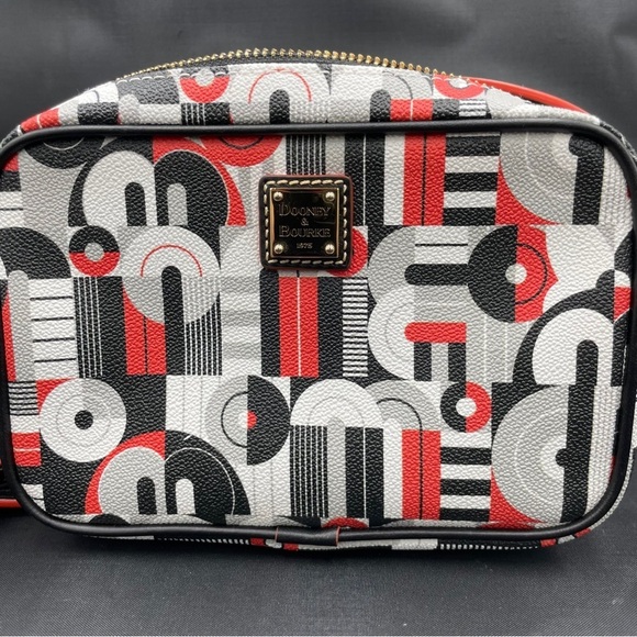 Dooney & Bourke Handbags - Dooney & Bourke Red and Black Geometric Crossbody